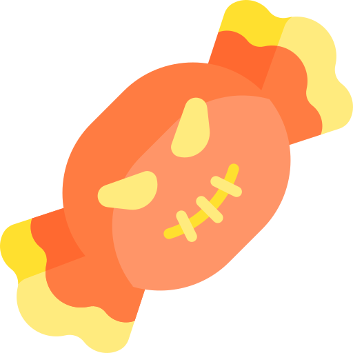 halloweenowy cukierek Special Flat ikona