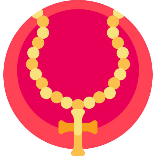 Rosary Detailed Flat Circular Flat icon