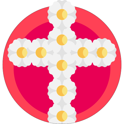 kruis Detailed Flat Circular Flat icoon
