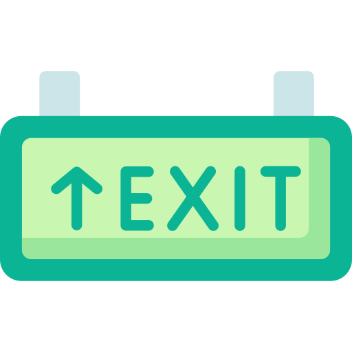 Exit Special Flat icon