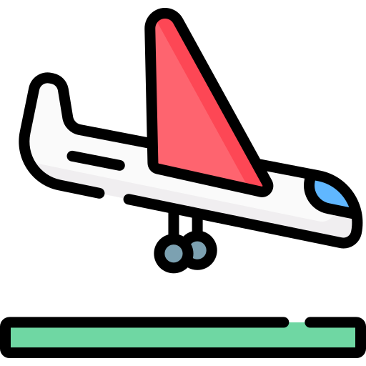 flugzeug Special Lineal color icon