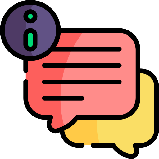 chat Kawaii Lineal color icono
