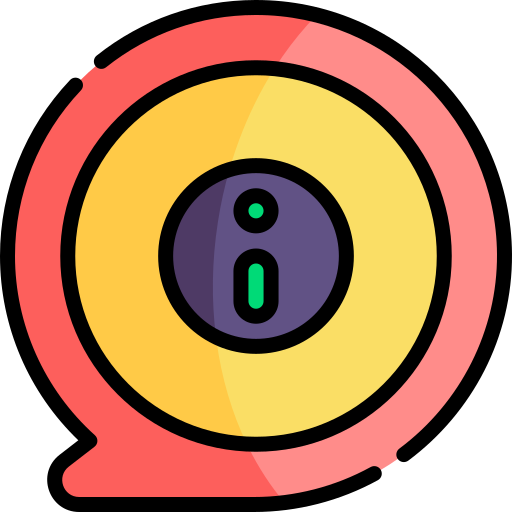 informazione Kawaii Lineal color icona