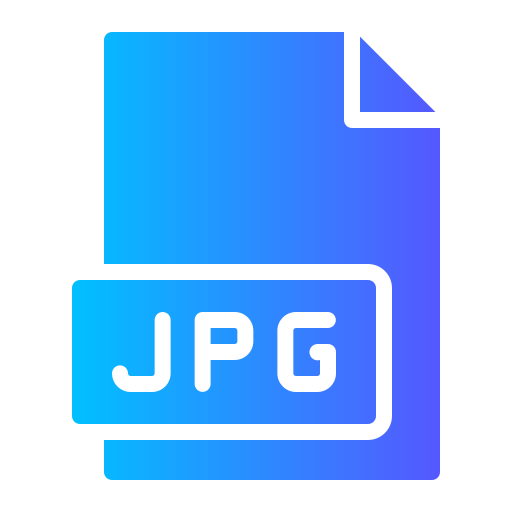 jpg Generic Flat Gradient icon
