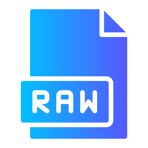 raw-bestand Generic Flat Gradient icoon