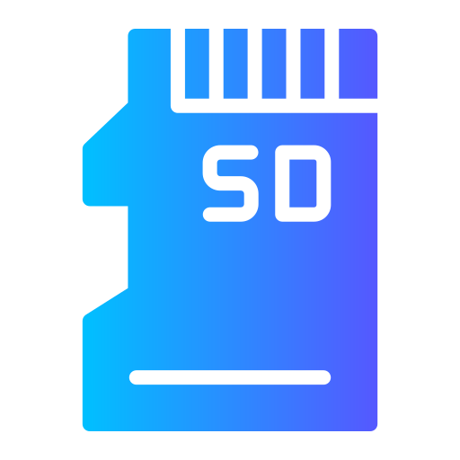 sd-karte Generic Flat Gradient icon