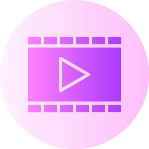 lettore video Generic Flat Gradient icona