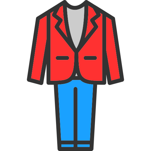 Suit Generic Outline Color icon