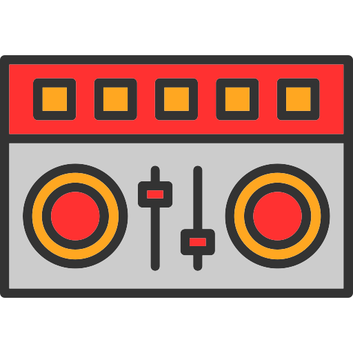 dj mixer Generic Outline Color icon