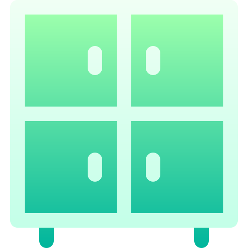 Locker room Basic Gradient Gradient icon