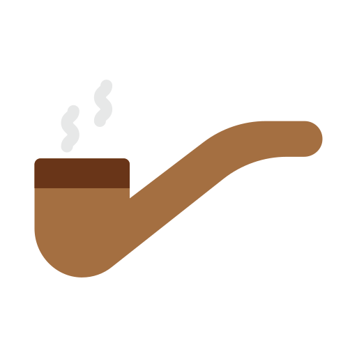 pipa de cigarro Generic Flat icono