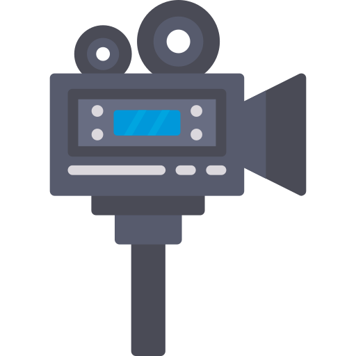 Видеокамера Generic Flat иконка