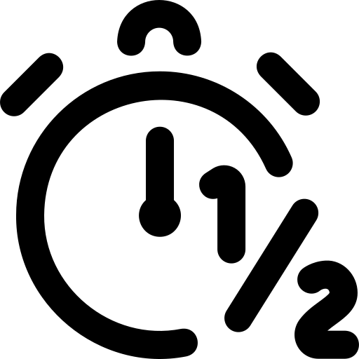 mi-temps Super Basic Orbit Outline Icône