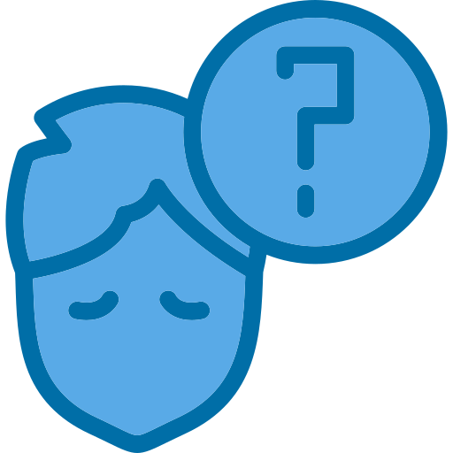 vraag Generic Blue icoon