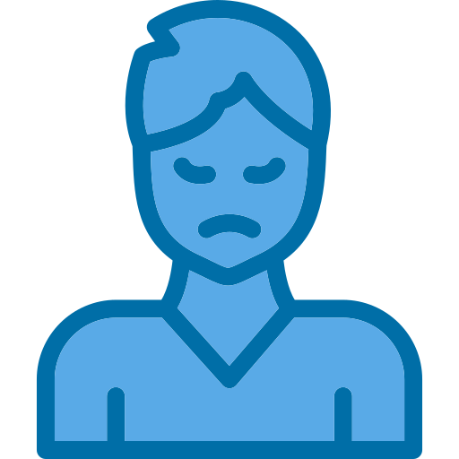 Anger Generic Blue icon