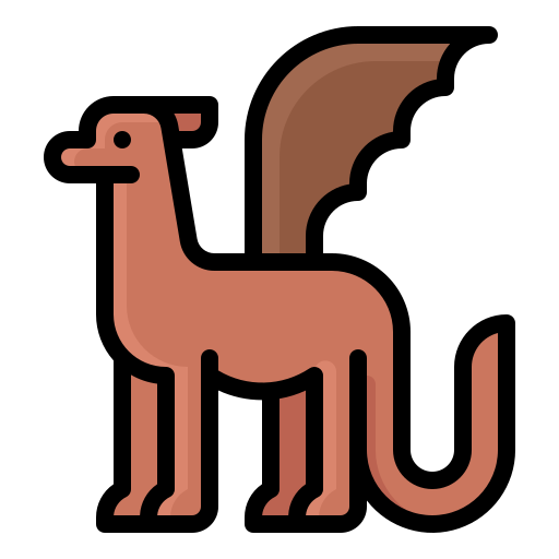 ドラゴン Generic Outline Color icon