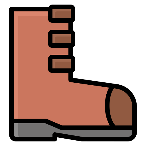 Shoes Generic Outline Color icon