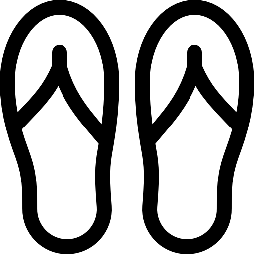 ビーチサンダル Basic Rounded Lineal icon