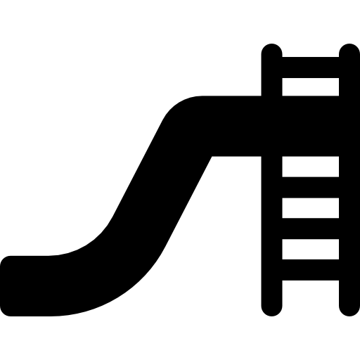 tobogán Basic Rounded Filled icono