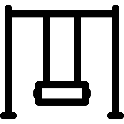 balançoire Basic Rounded Lineal Icône