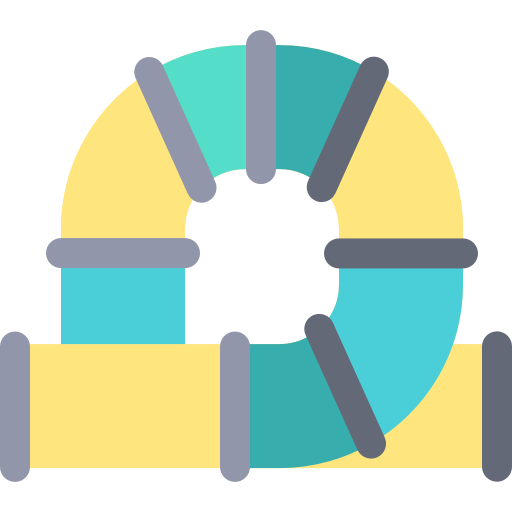 튜브 Basic Rounded Flat icon