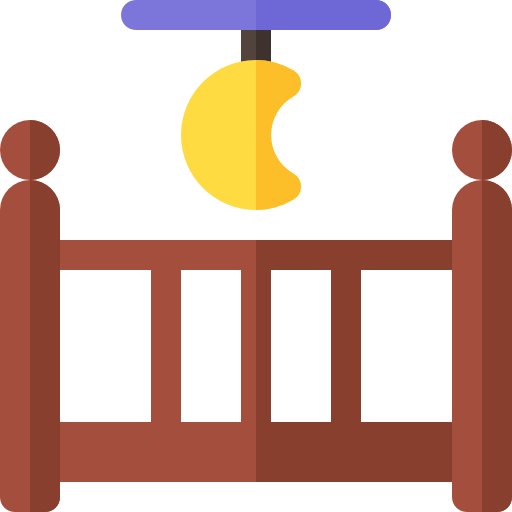 cuna Basic Rounded Flat icono