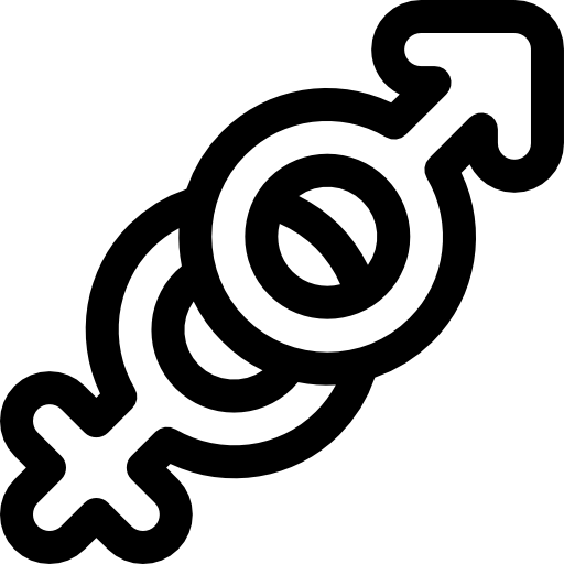 カップル Basic Rounded Lineal icon