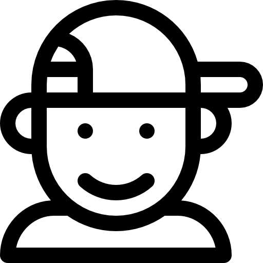 garçon Basic Rounded Lineal Icône