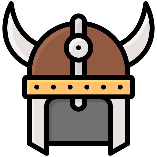 Viking helmet Generic Outline Color icon
