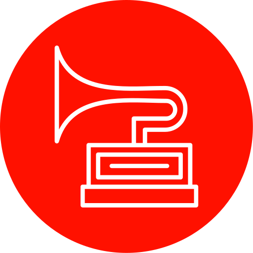 Gramophone Generic Flat icon