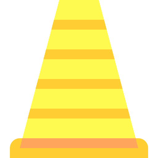cone Basic Sheer Flat Ícone