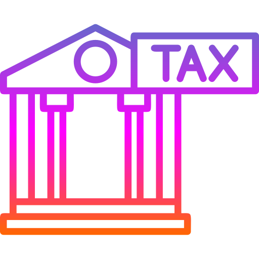 oficina de impuestos Generic Gradient icono