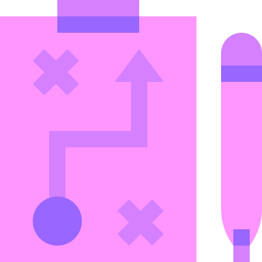 Strategic plan Basic Sheer Flat icon