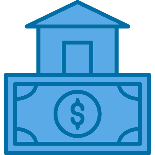 Fixed asset Generic Blue icon