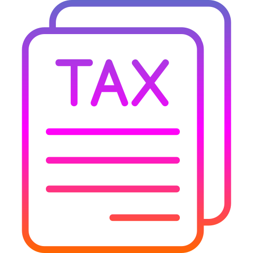 Taxes Generic Gradient icon