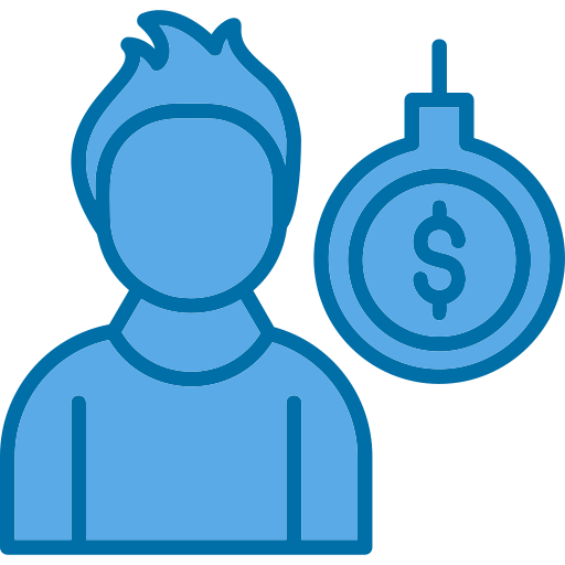 Debt Generic Blue icon