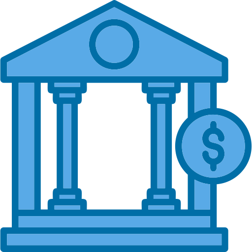 stock exchange Generic Blue icono