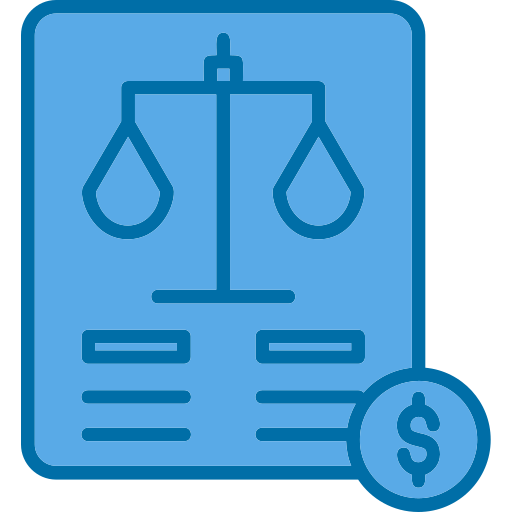 Balance Sheet Generic Blue icon