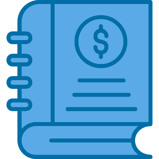Book keeping Generic Blue icon