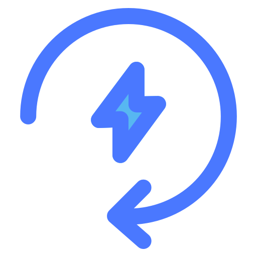 Renewable energy Generic Blue icon