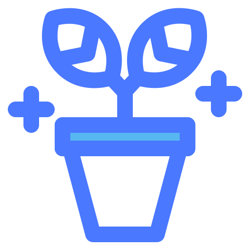 les plantes Generic Blue Icône