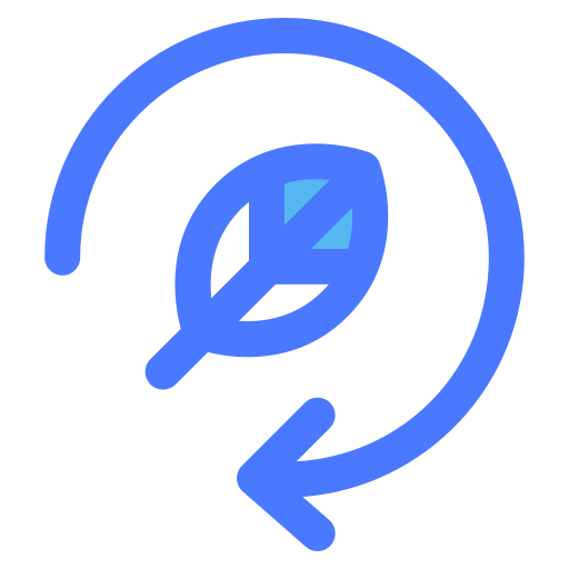 再生可能エネルギー Generic Blue icon