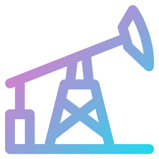 raffinerie de pétrole Generic Gradient Icône