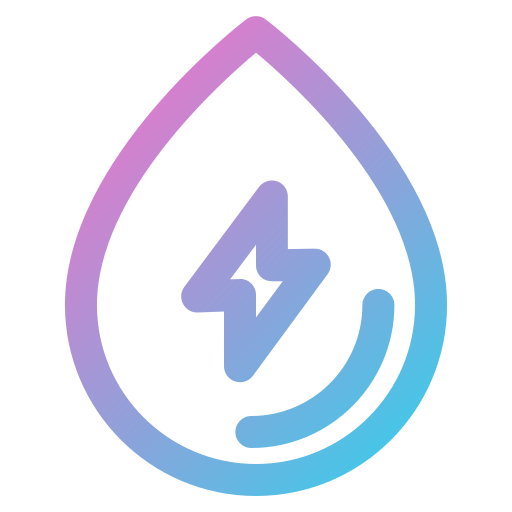 energía del agua Generic Gradient icono