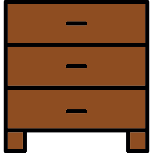 Filing Cabinet Generic Outline Color icon