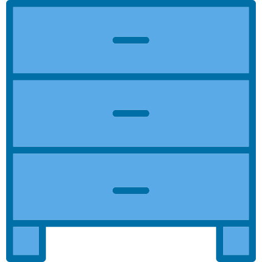 Filing Cabinet Generic Blue icon