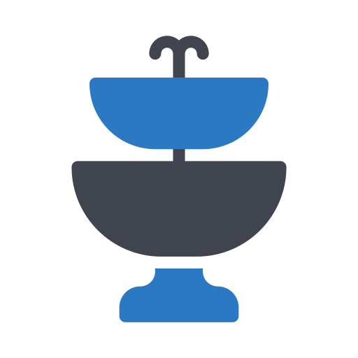 분수 Generic Blue icon