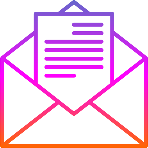 Cover letter Generic Gradient icon
