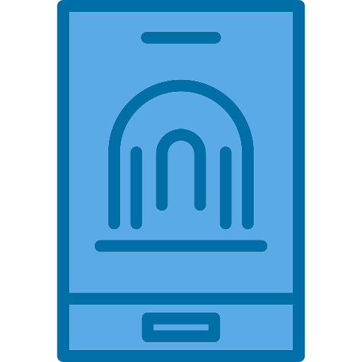 fingerabdruck Generic Blue icon