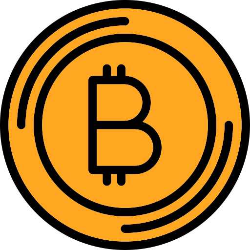 bitcoin Generic Outline Color icona